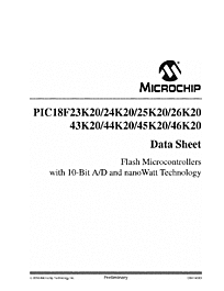 DataSheet PIC18F44K20 pdf